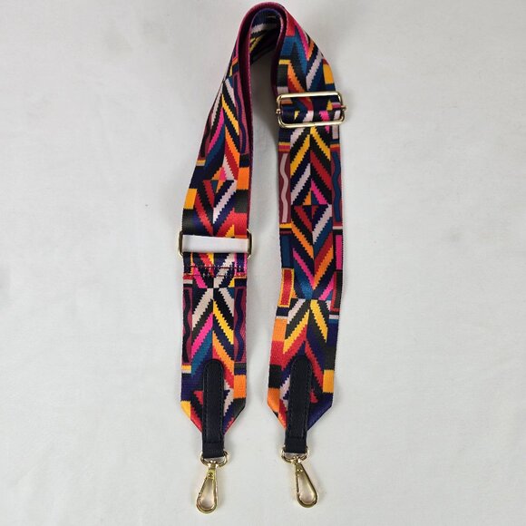 Mersi Colorful Long Adjustable Bag Strap Replacement Gold Toned Hardware - Picture 1 of 8